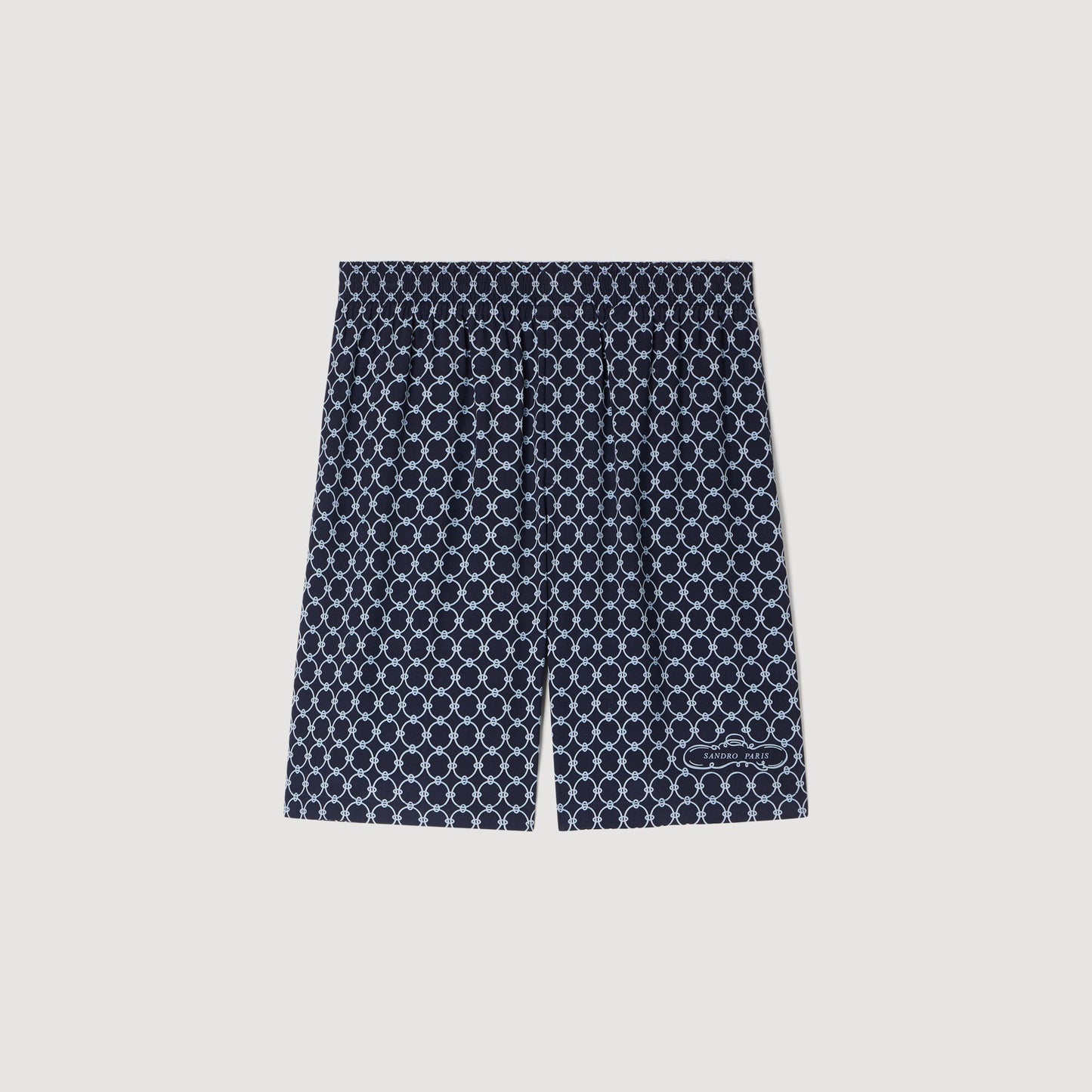 Link print floaty shorts