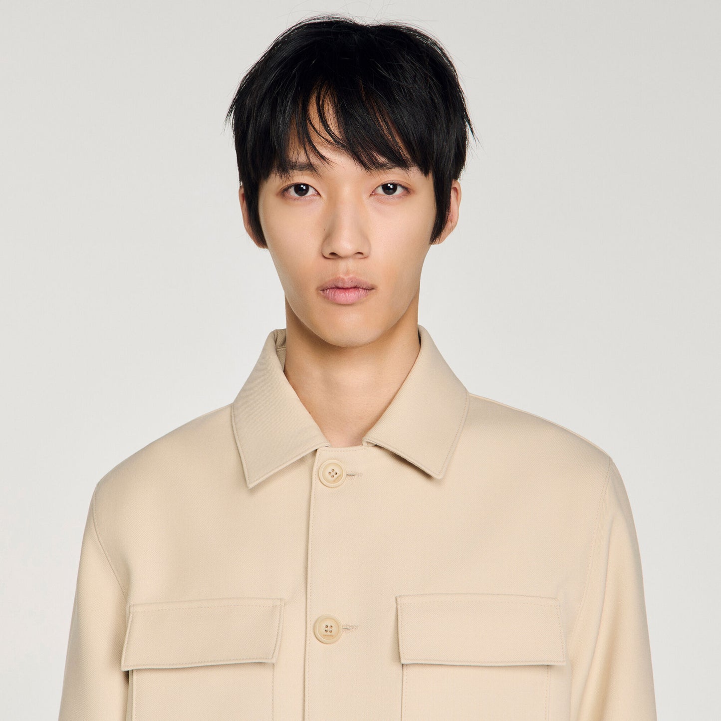 Buttoned overshirt