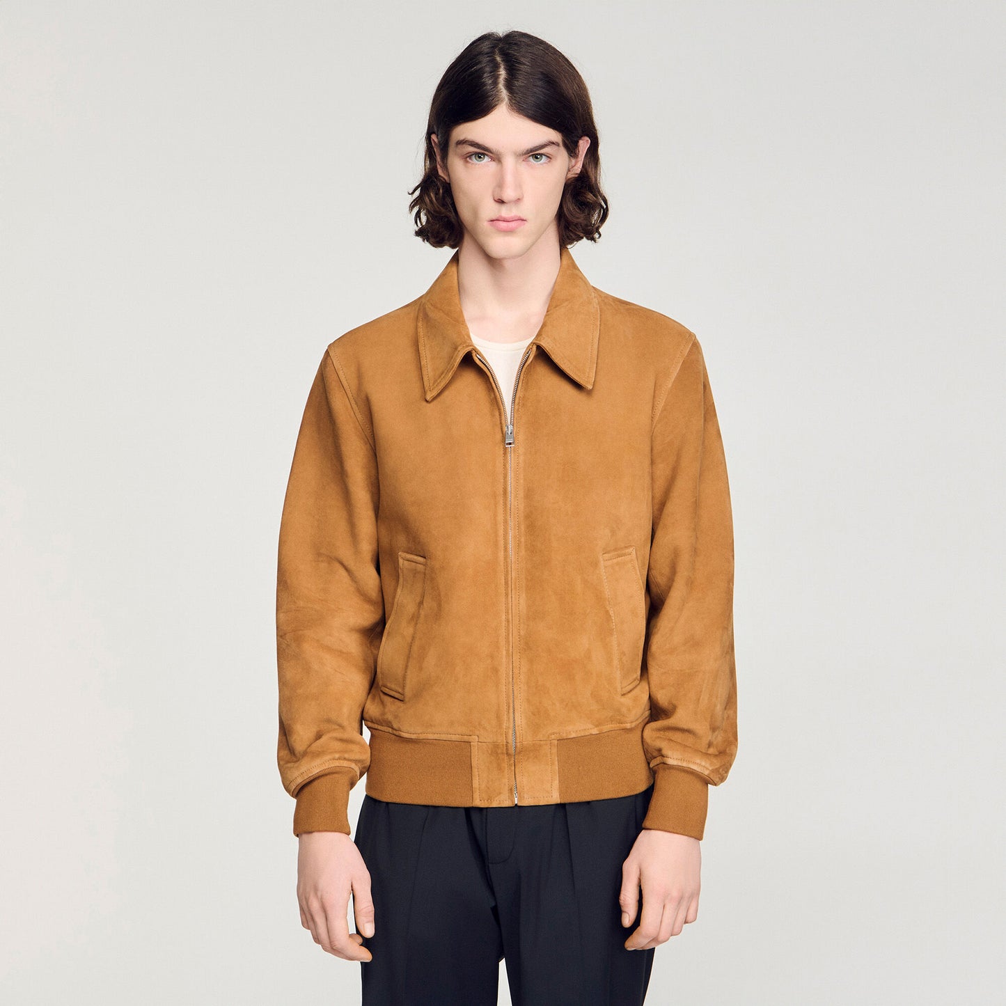 Goat leather jacket