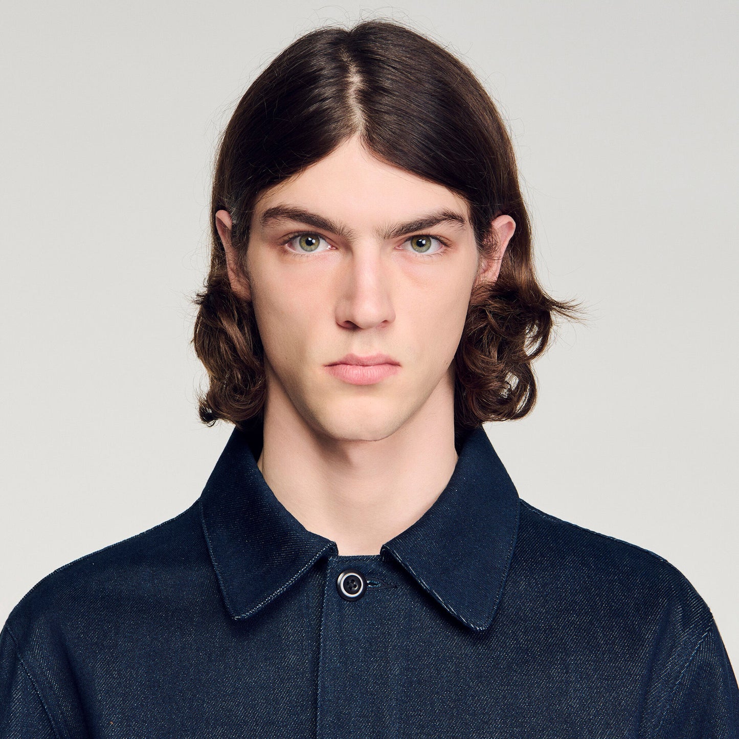 Denim worker jacket