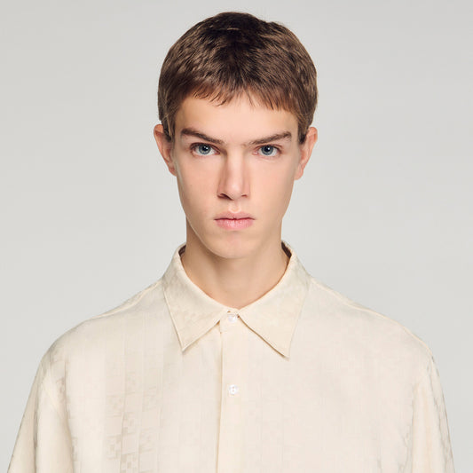 Square Cross loose-fit shirt