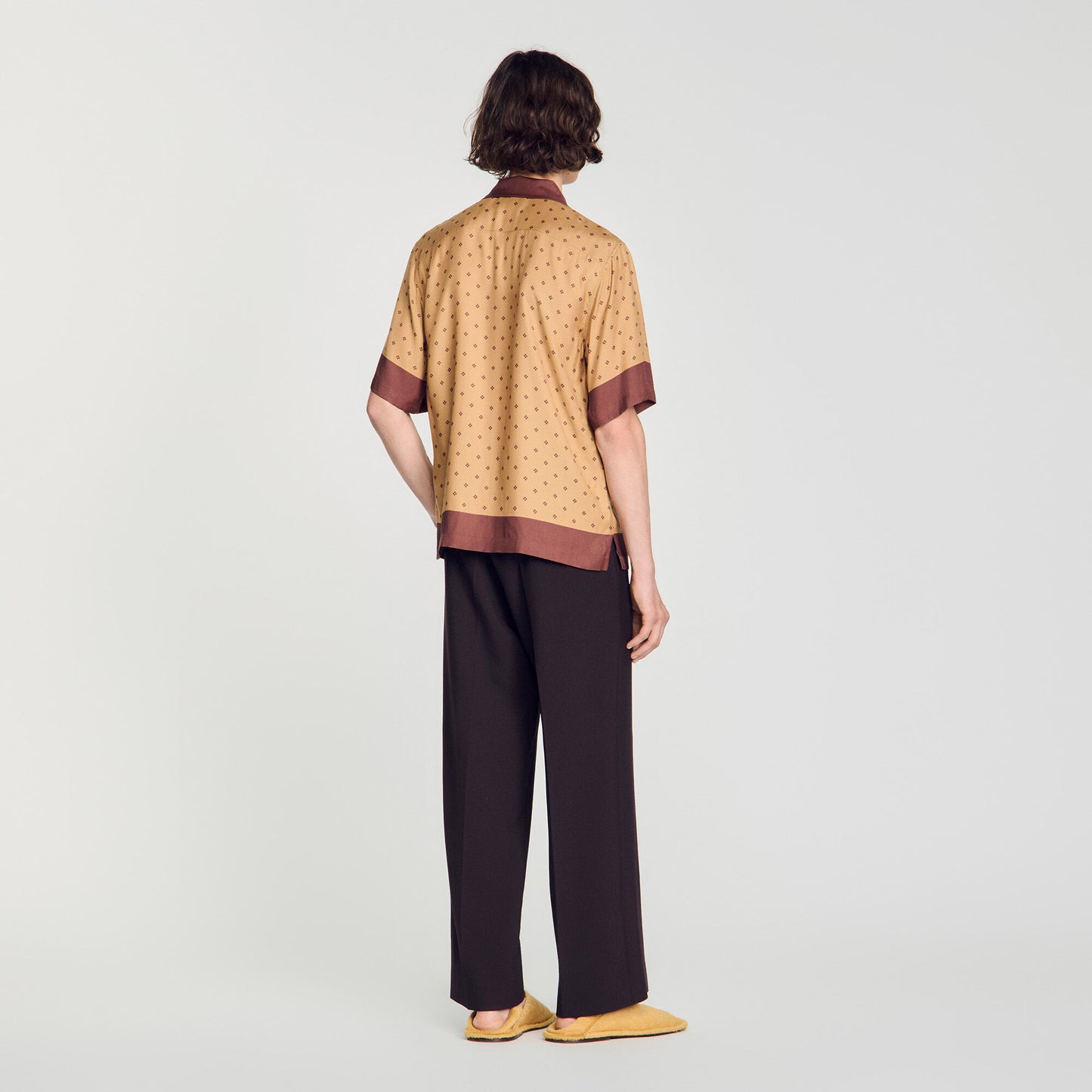 Micro cross motif shirt