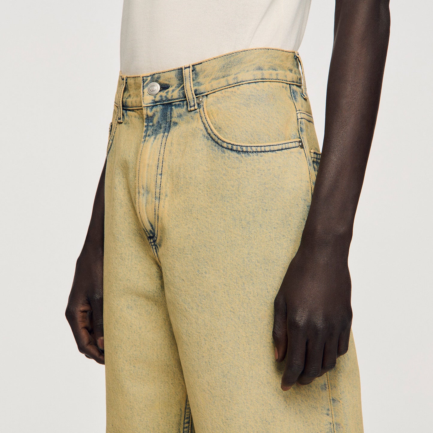 Faded baggy jeans