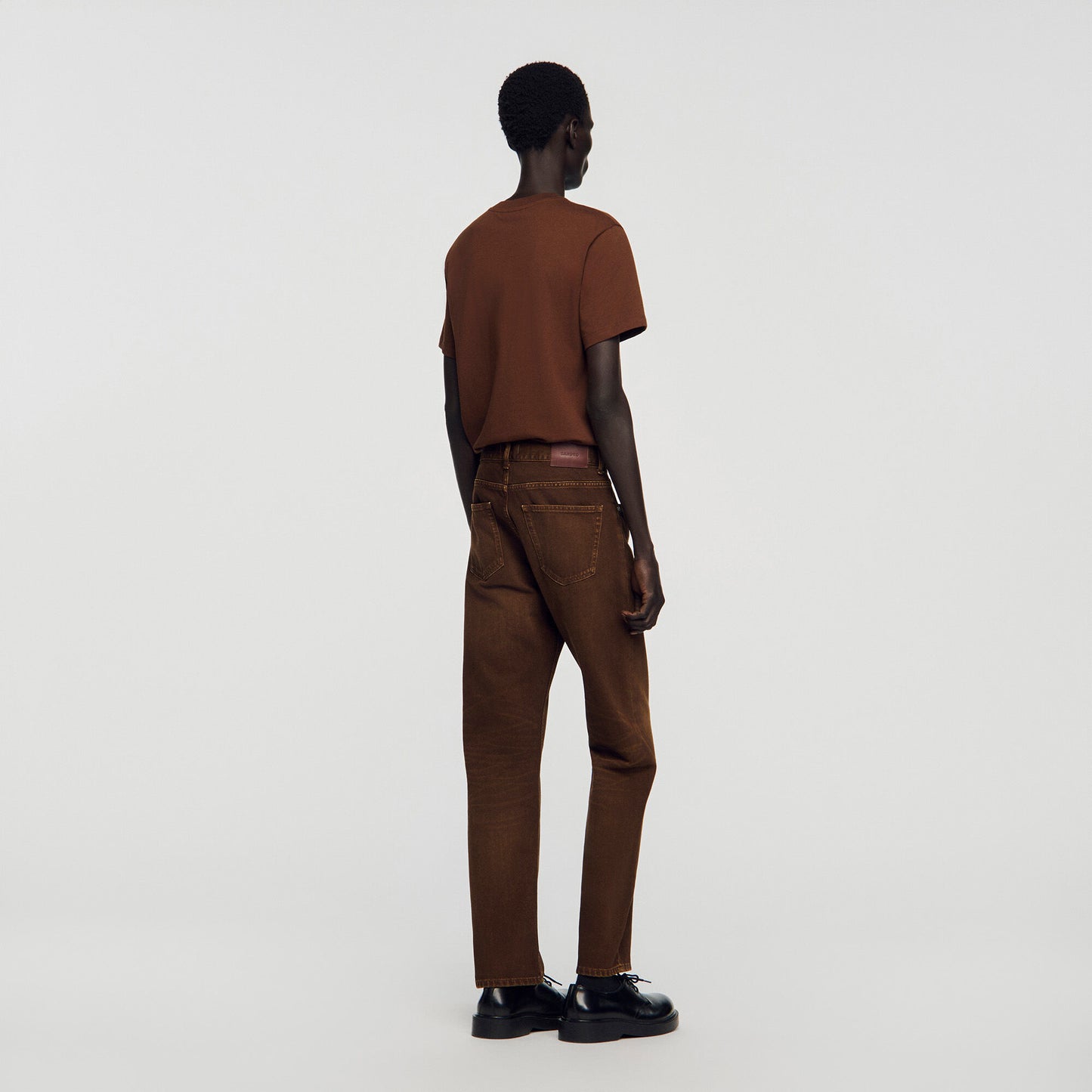 Regular washed-effect jeans