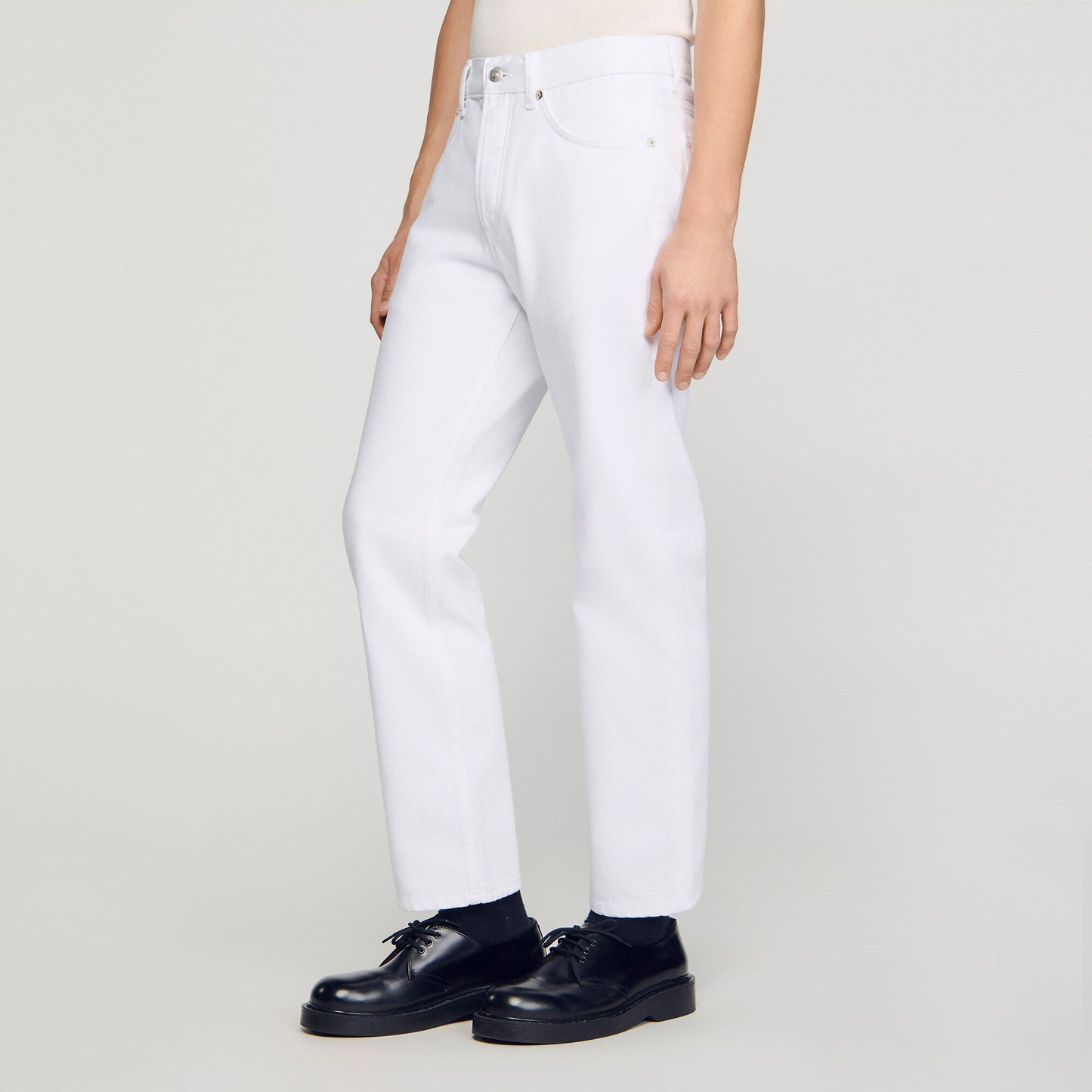 Regular raw jeans