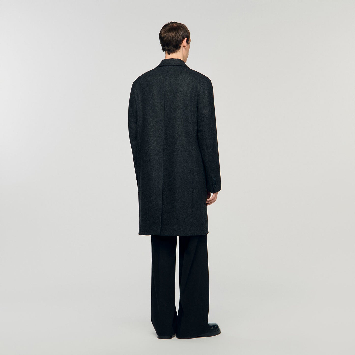 Wool broadcloth coat