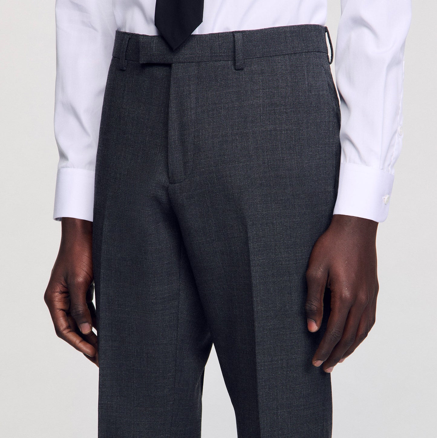 Wool suit trousers