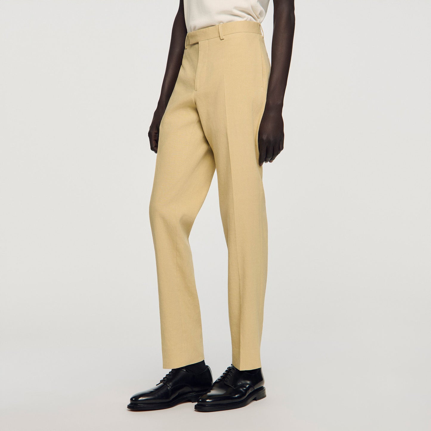 Linen suit trousers