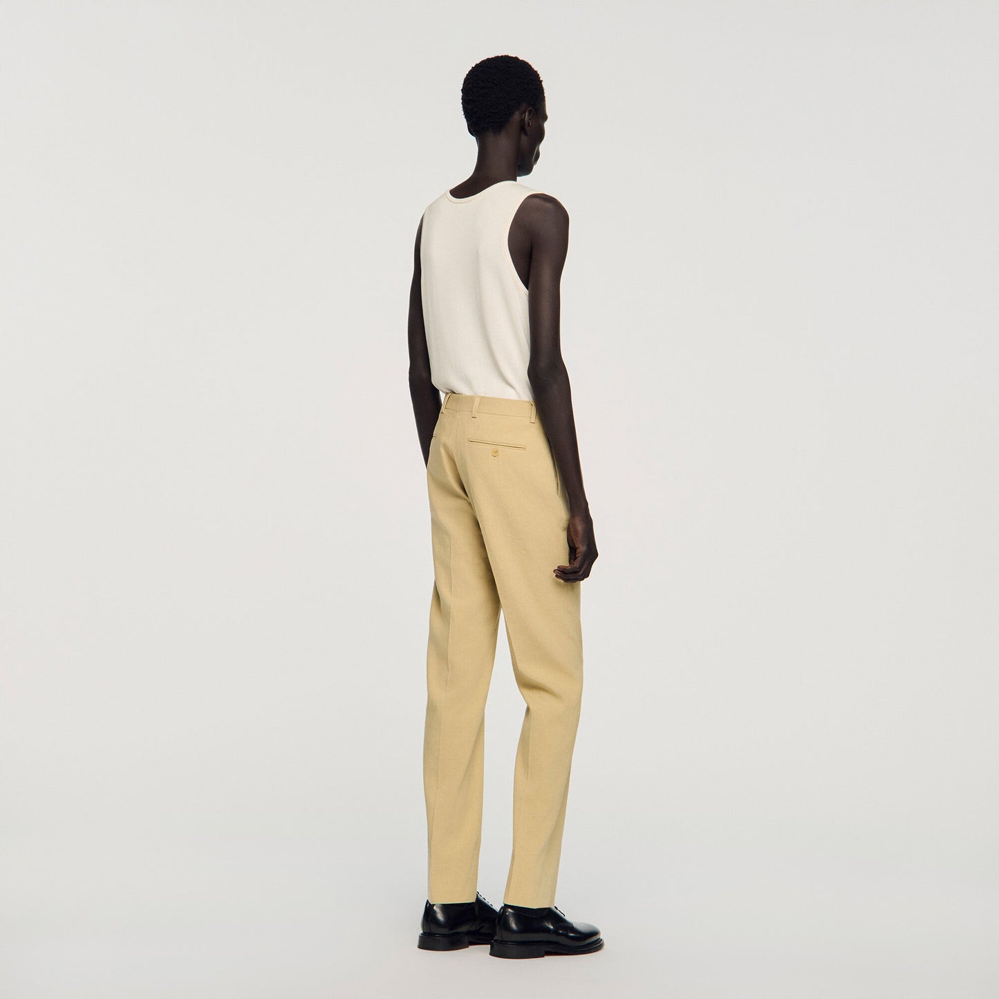 Linen suit trousers