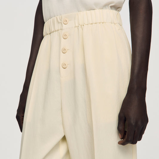 Flowing elasticated trousers