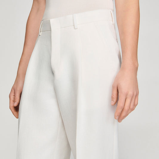 Linen suit trousers