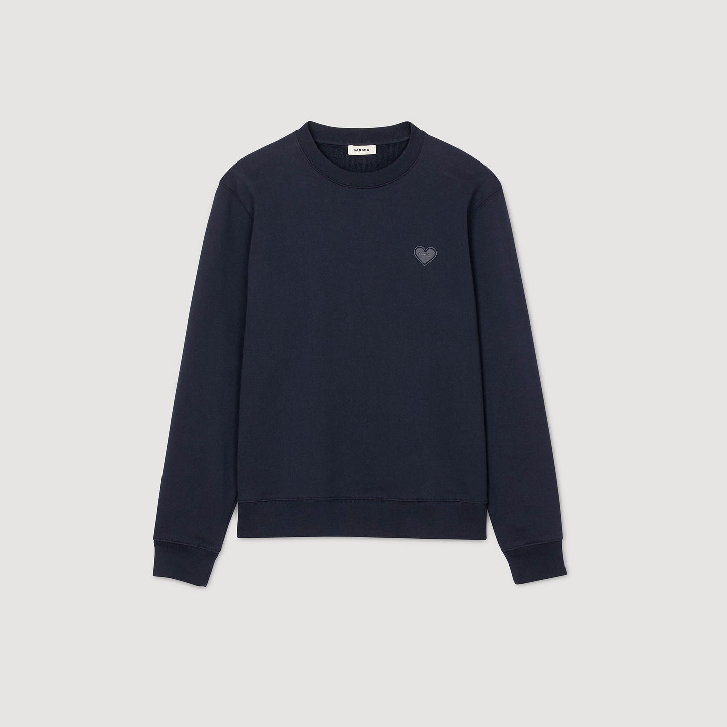 Heart patch sweatshirt