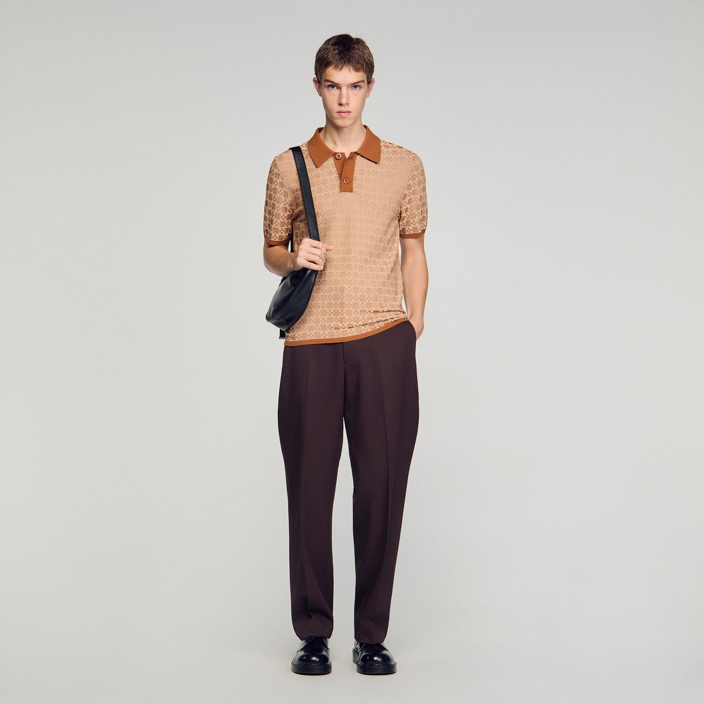 Square Cross polo shirt
