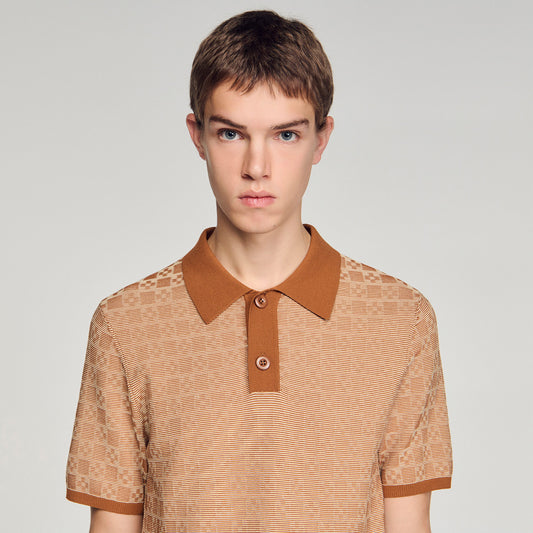 Square Cross polo shirt