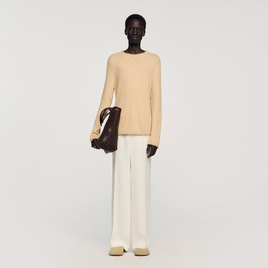 Boucl¨¦ cotton jumper