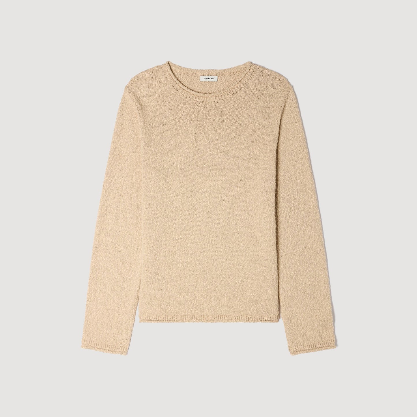 Boucl¨¦ cotton jumper