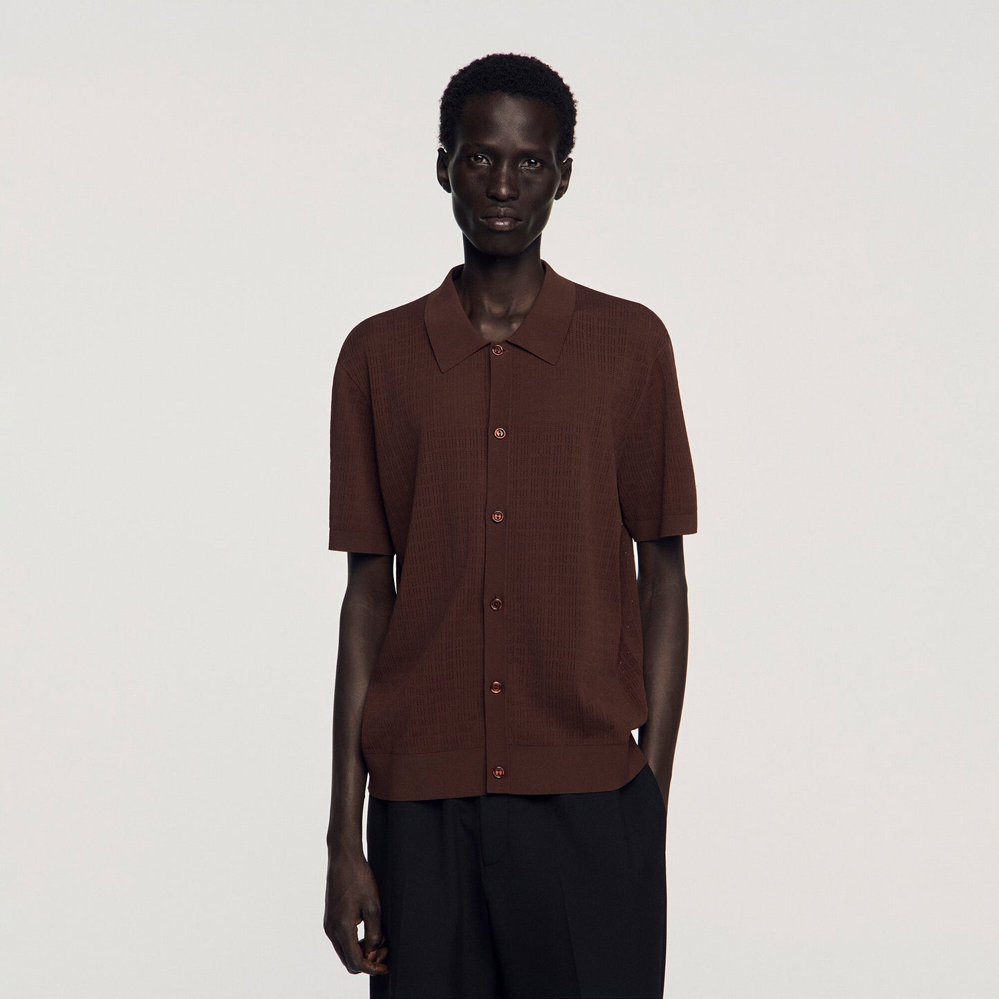 Openwork shirt