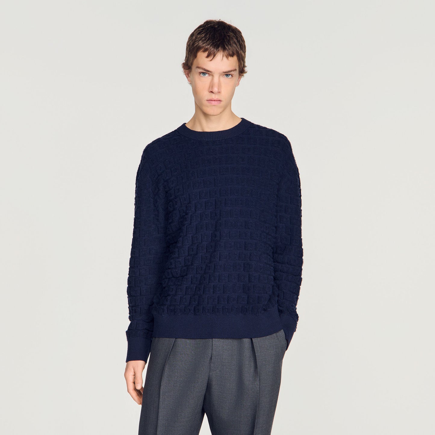 Terry knit jumper