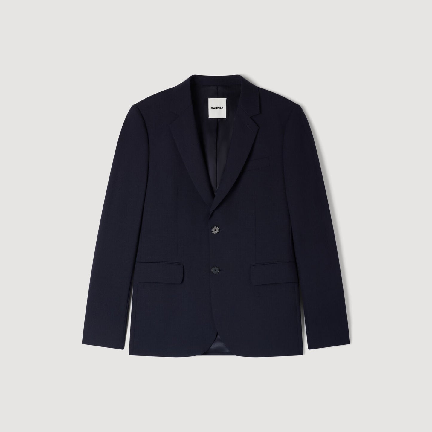 Micro check suit jacket