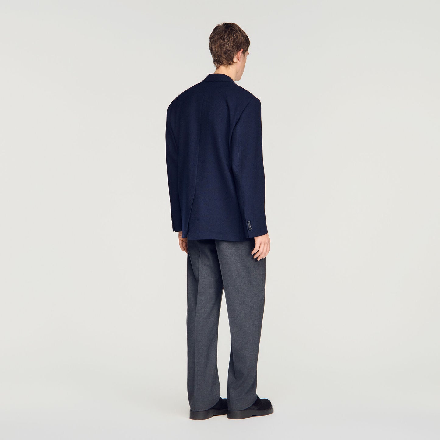 Oversized virgin wool jacket