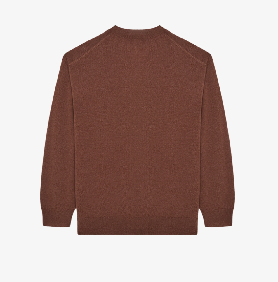 Men Jesper Parnevik V Neck Merino Wool Sweater