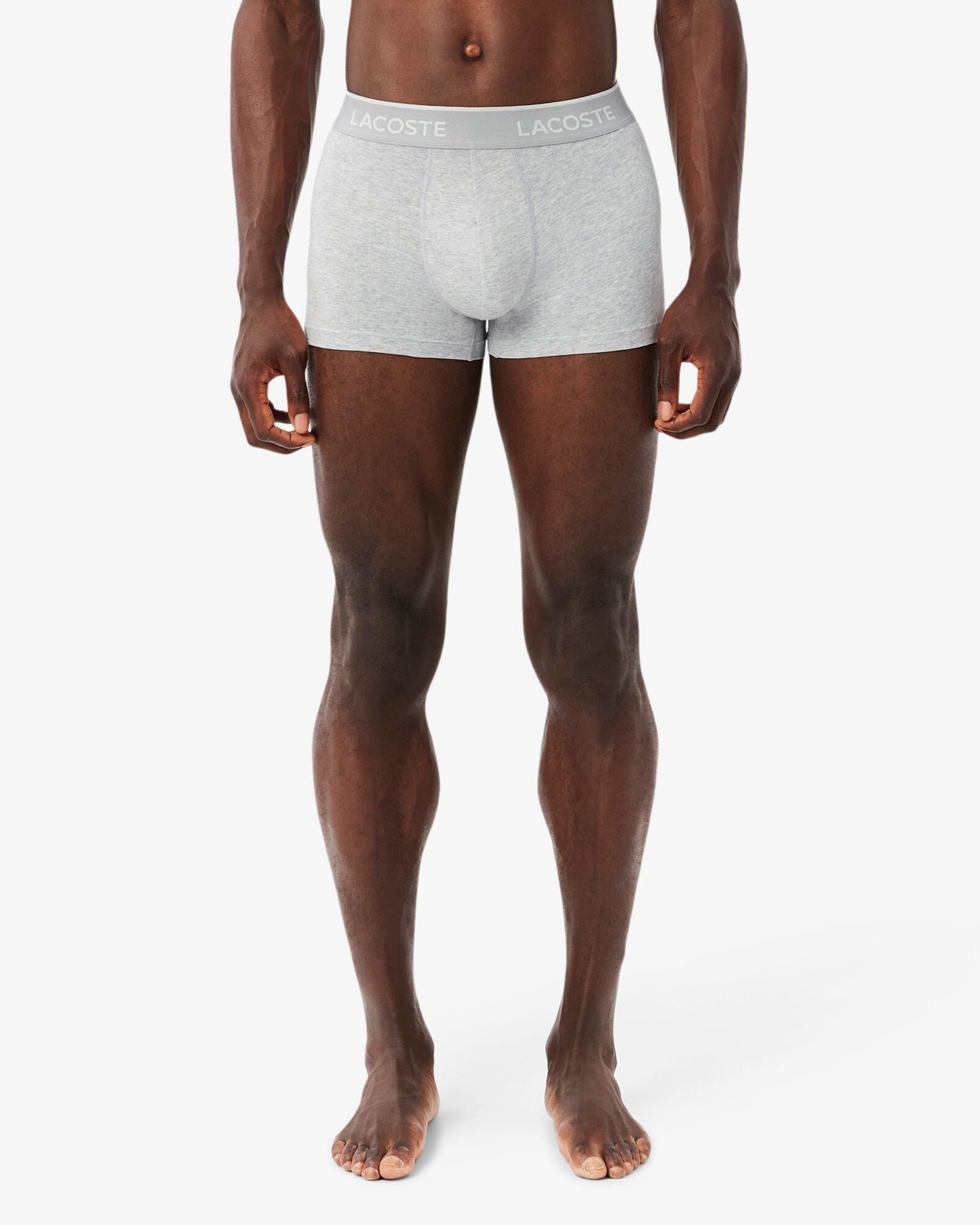 3-Pack of Mens Trunks - Black/White-Silver Chine NUA