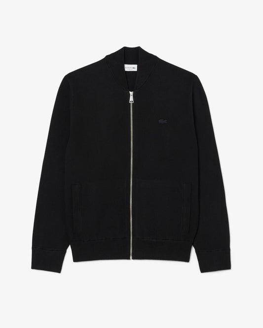 Zipped Mens Sweater - Black 031