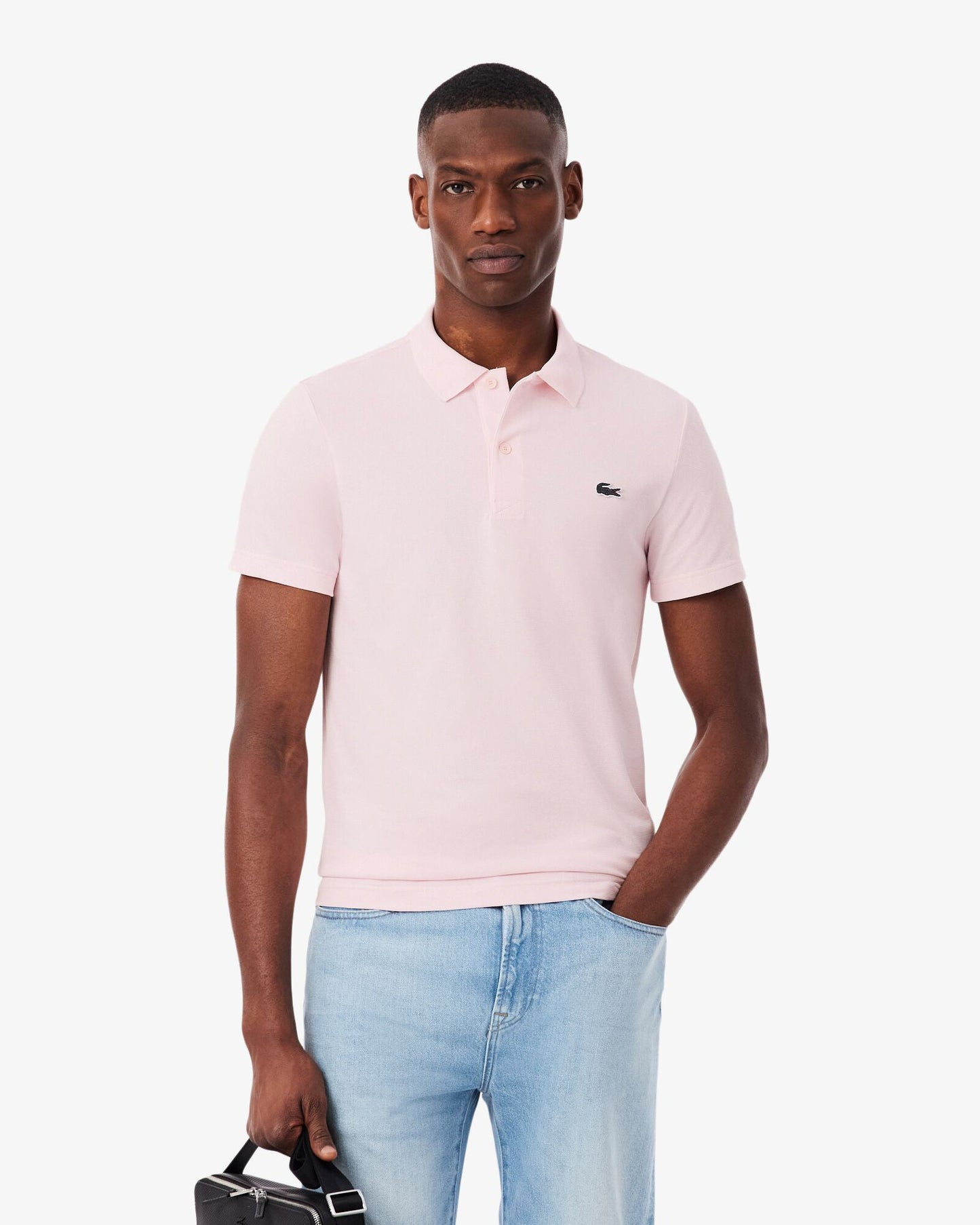 Short Sleeved Mens Polo Shirt - Flamingo T03