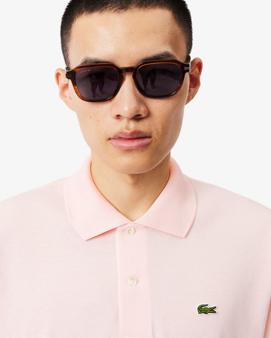 Classic Fit L.12.12 Mens Short Sleeve Polo Shirt - Flamingo T03