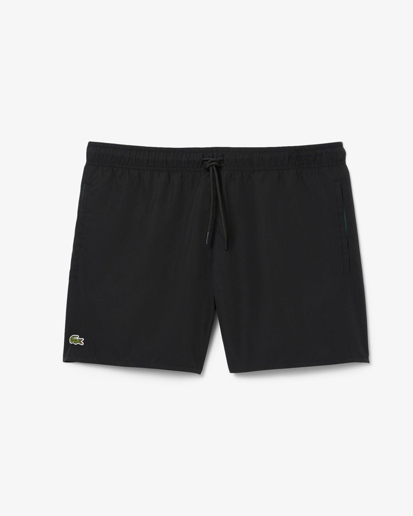 Mens Light Quick-Dry Swim Shorts - Black/Green 964