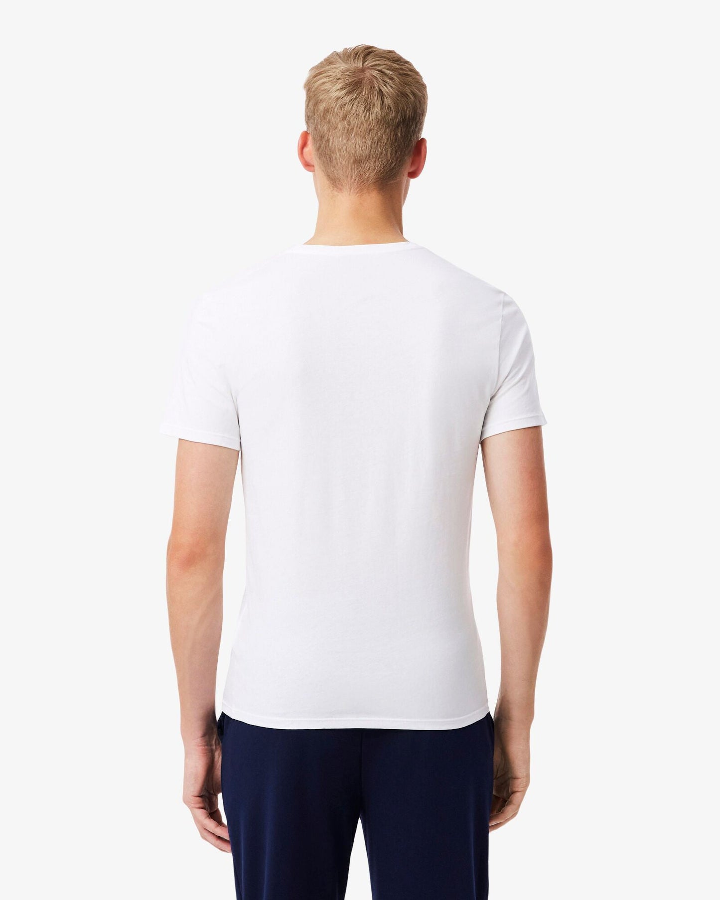 Mens 3-Pack Plain Mens T-Shirts - White 001