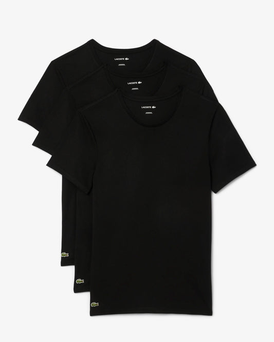 Mens 3-Pack Plain Mens T-Shirts - Black 031