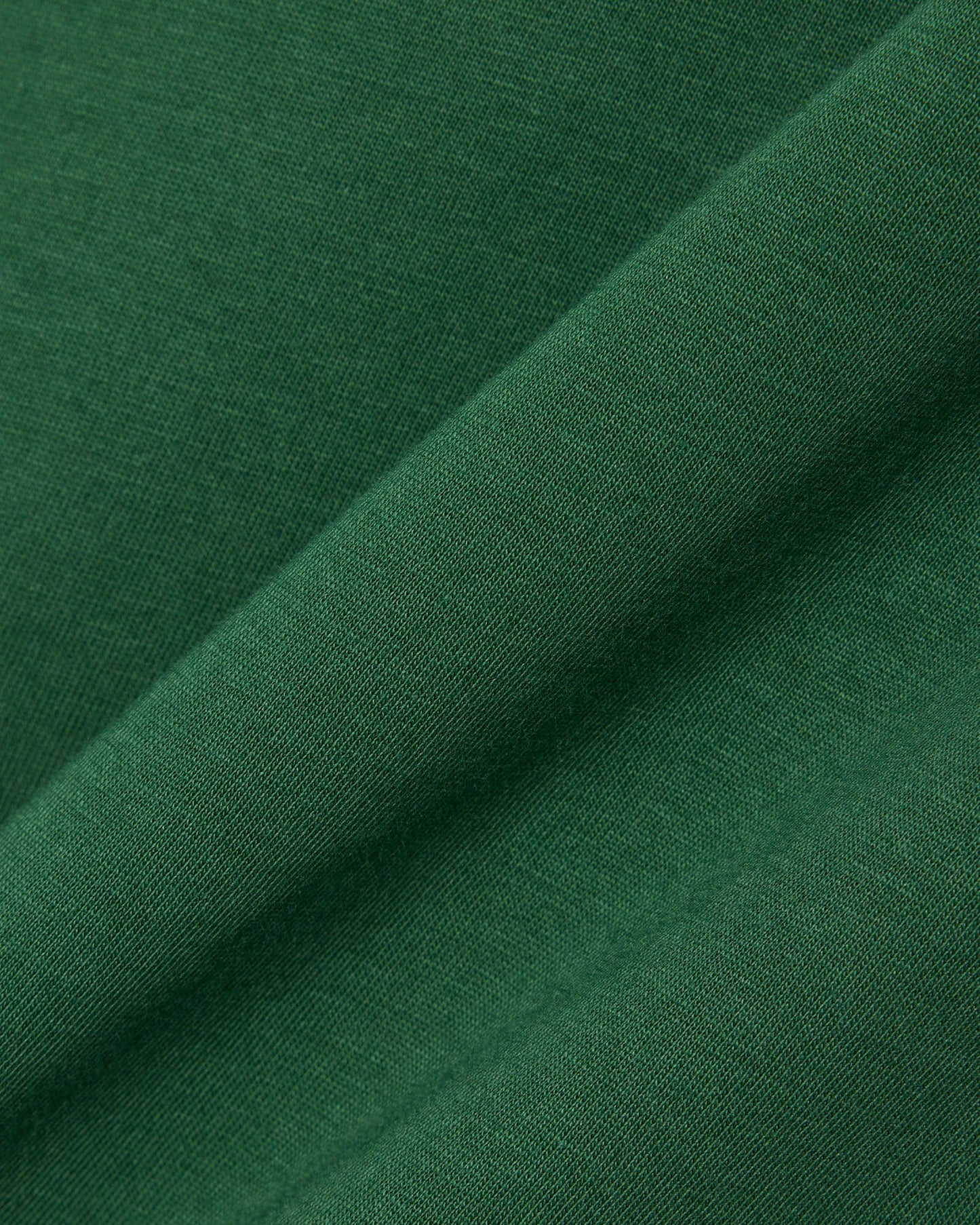 Mens Crew Neck Pima Cotton Jersey T-Shirt - Green 132