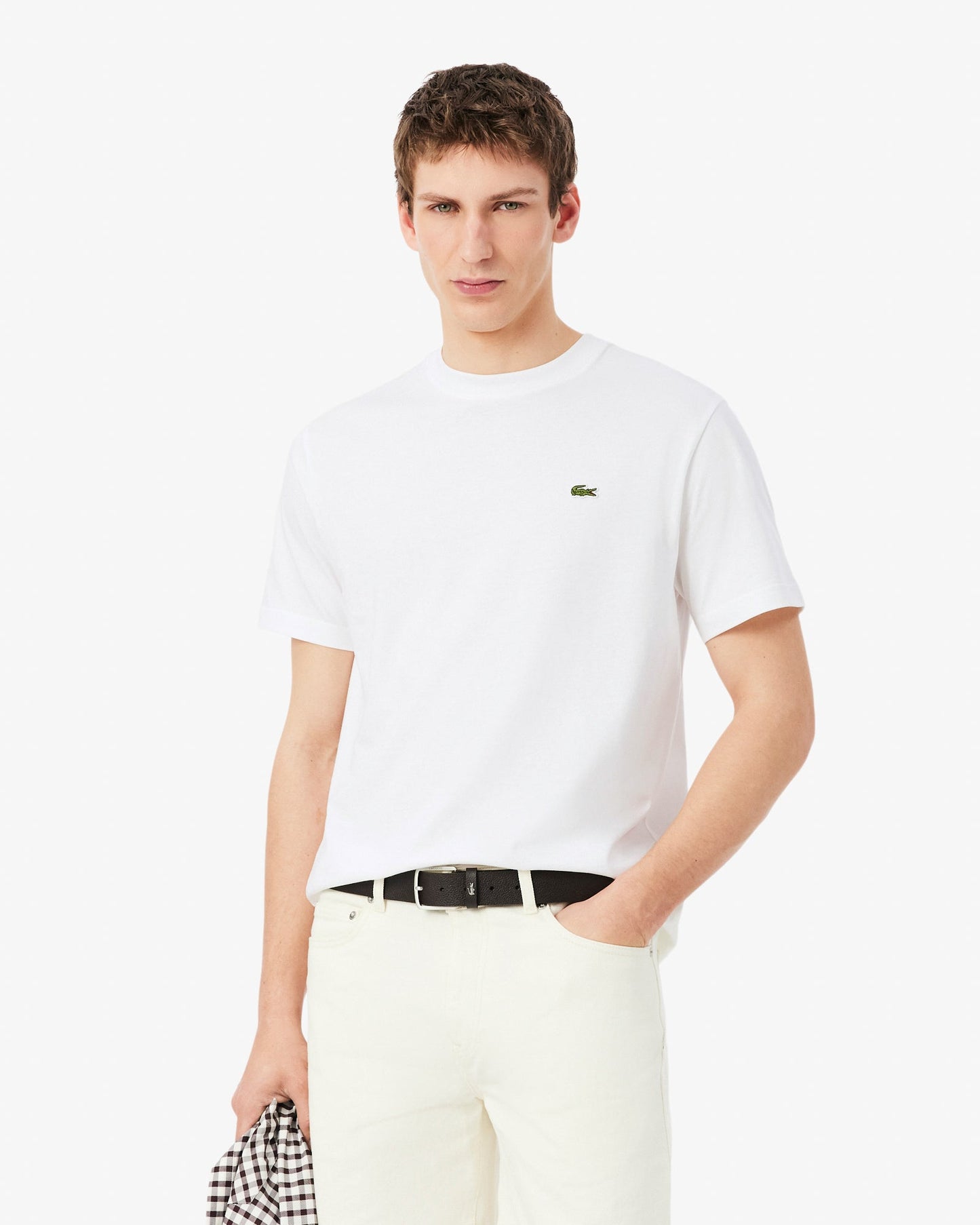 Mens Classic Fit Cotton Jersey T-Shirt - White 001