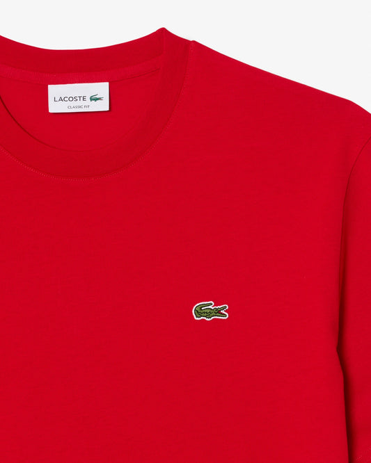 Mens Classic Fit Cotton Jersey T-Shirt - Red 240