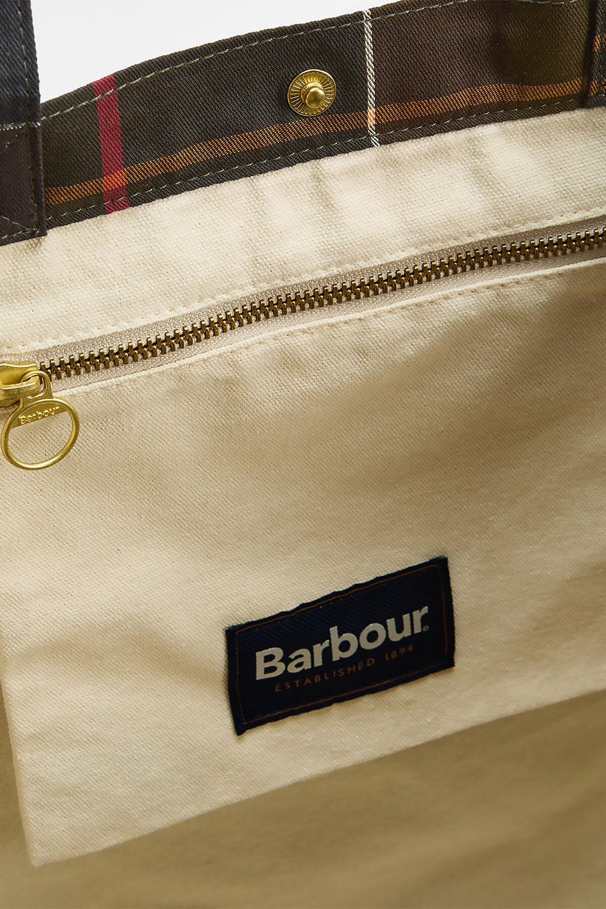 Barbour Telfield Tartan Tote Bag