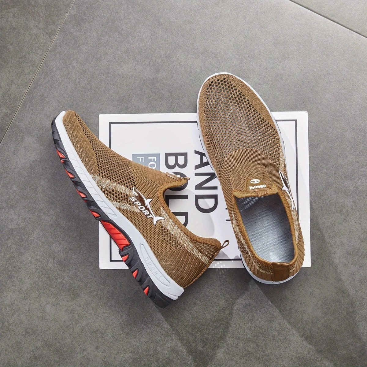 Men's Slip-On Walking Shoes Breathable Lightweight | Active Peaks