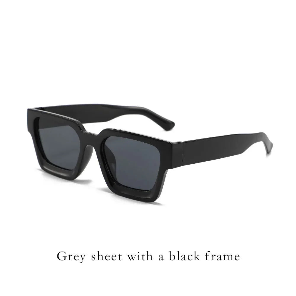 Classic Thick Square Frame Sunglasses